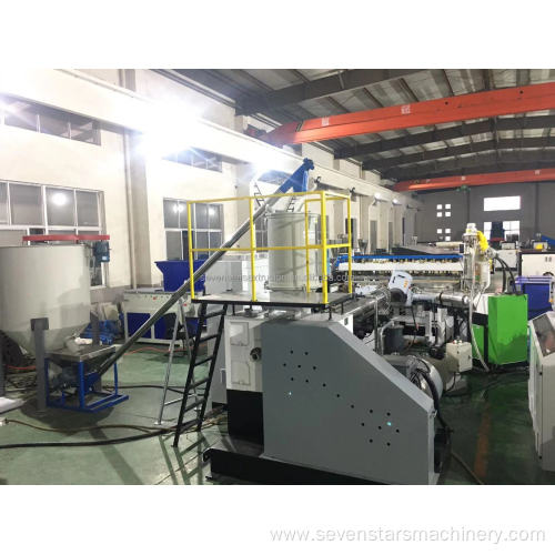 PP pc hollow sheet production line plate sheet making machine hot sale